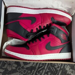 Nike Air Jordan Gym Red, Black And White Sneakers